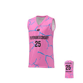Basketball Jersey Cracks - Pink